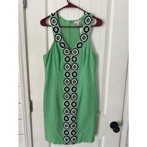 Lilly Pulitzer Women's Sleeveless Trudy Go Go Green Dress 6